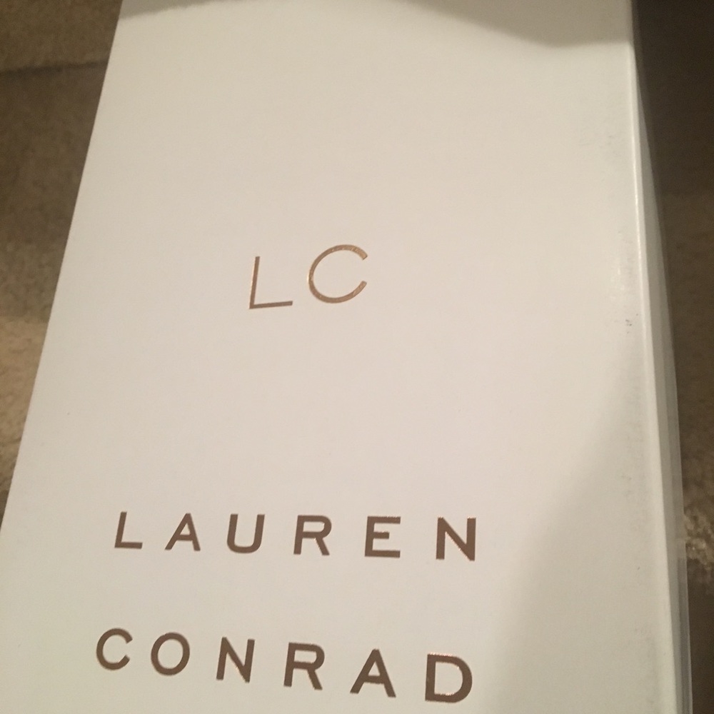 NWT LC Lauren Conrad Taupe mules 6.5 - Picture 7 of 8